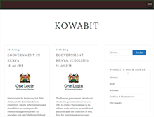 Tablet Screenshot of kowabit.de
